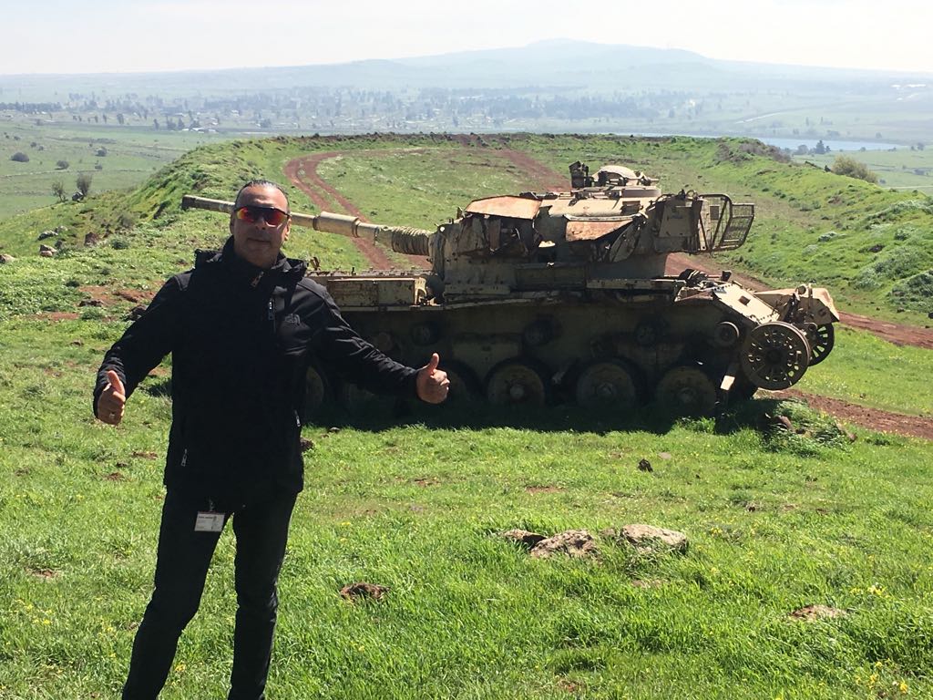 Tank in the Golan Height | Holy Land VIP Tours Tank in the Golan Height | Holy Land VIP Tours