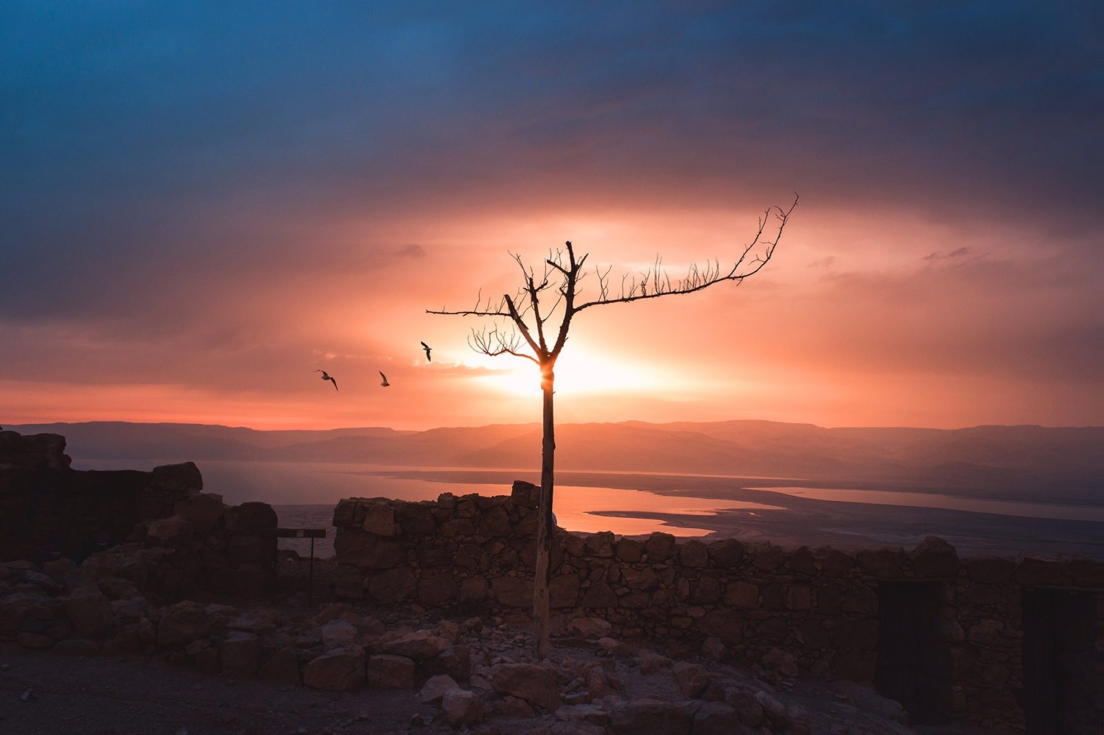 Sunrise in Masada Sunrise in Masada