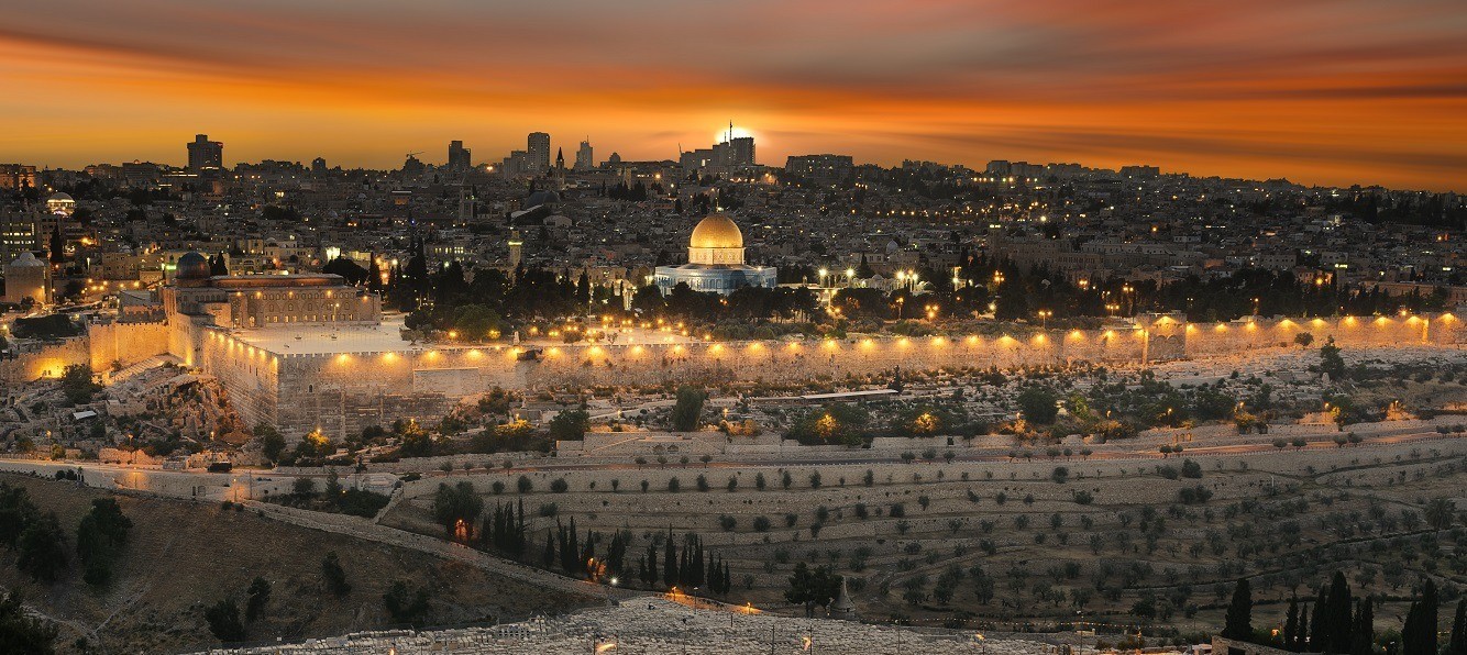 jerusalem city by sunset jerusalem city by sunset