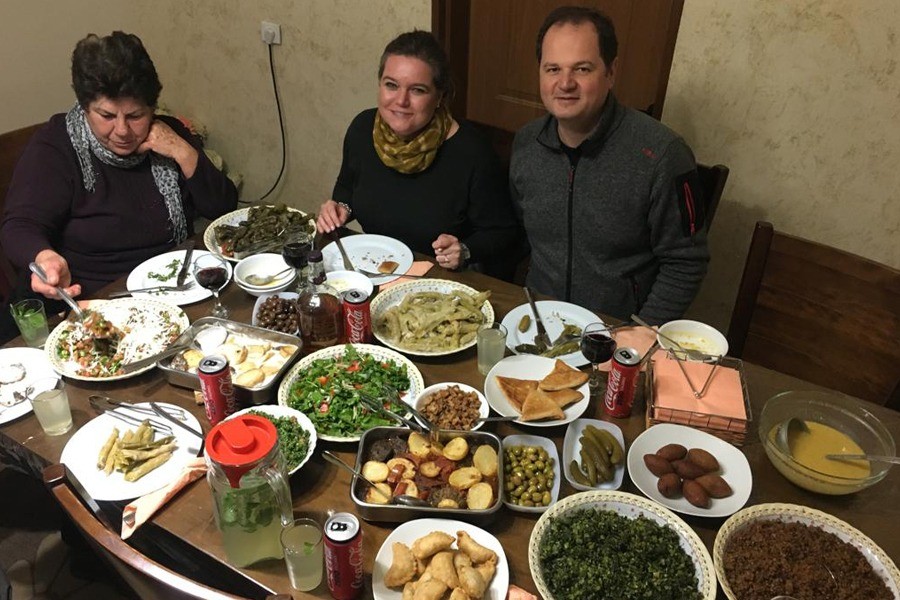 Christian Israeli Palestinian dinner